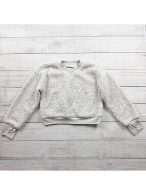 All In Motion Sherpa Pullover Crewneck Top MultiColor Textured Long Sleeve M 8